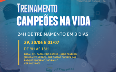Luta pela Paz lança programa de treinamento Campeões da Vida no estado de São Paulo