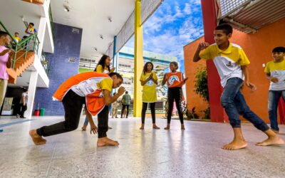 Escola Edgar Linhares inicia disciplinas eletivas de capoeira e boxe em parceria com projeto Nossa Caiçara