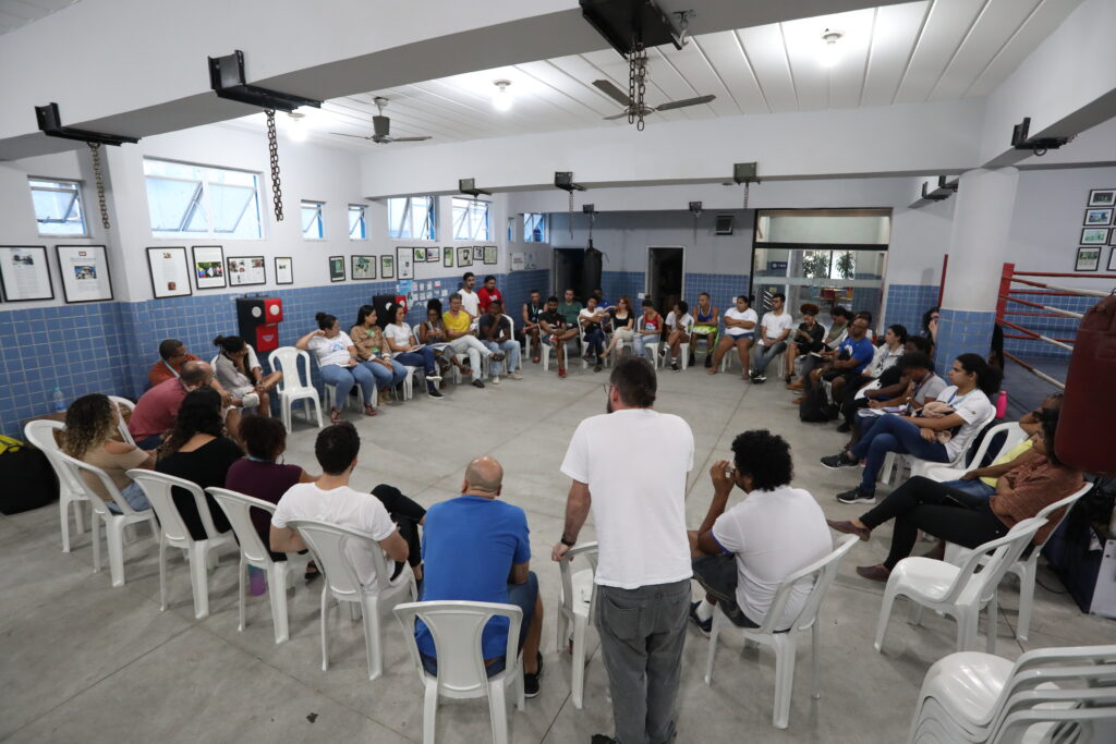 Formação interna com o RAPS | Foto: Matheus de Araújo
