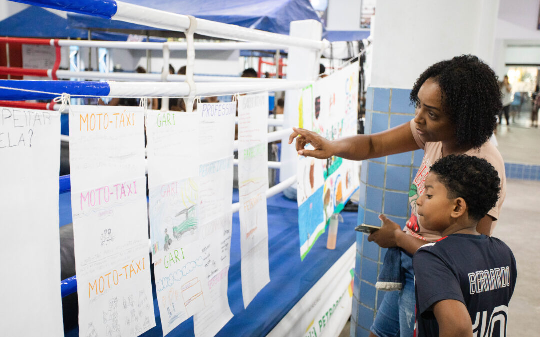 I Feira de Desenvolvimento Pessoal da Luta Pela Paz reúne trabalhos realizados com os jovens durante o primeiro semestre