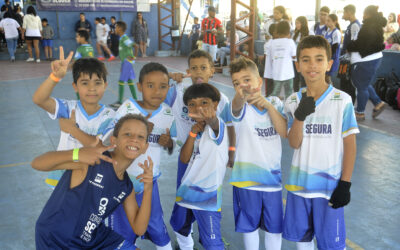 I Festival Esportivo de Futsal realizado pelo projeto Comunidade Segura foi palco de muita emoção entre os atletas