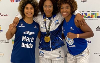 Rebeca Santos é pentacampeã brasileira de boxe 