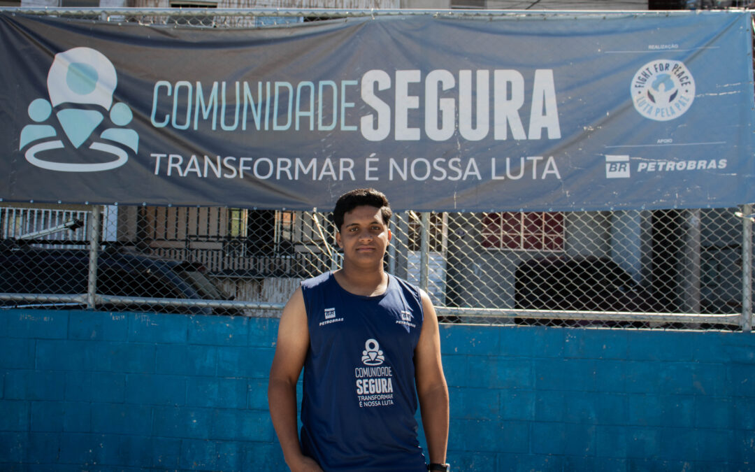 De aprendiz a referência: a trajetória de Wellison da Silva, jovem mobilizador que se tornou assistente de articulação no Comunidade Segura