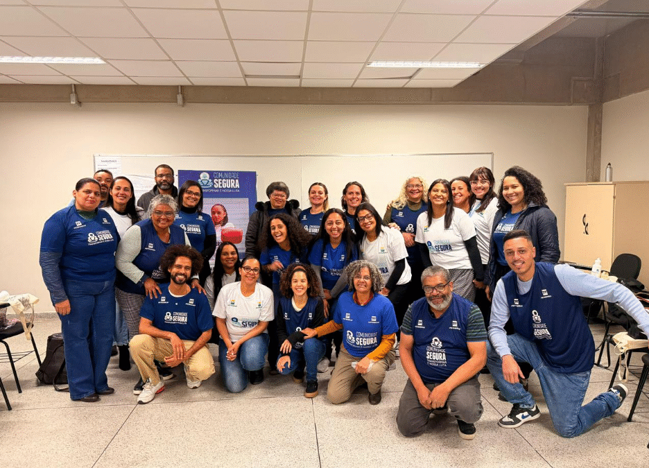 Profissionais de SP e Guarulhos participam do curso Comunidade de Cuidado, promovido pelo Comunidade Segura