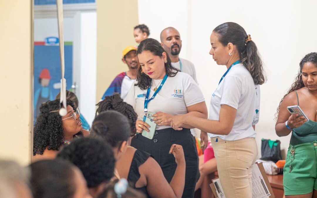 Famílias atendidas pelo MovePaz participam de Ação Cidadã na Usina da Paz da Cabanagem